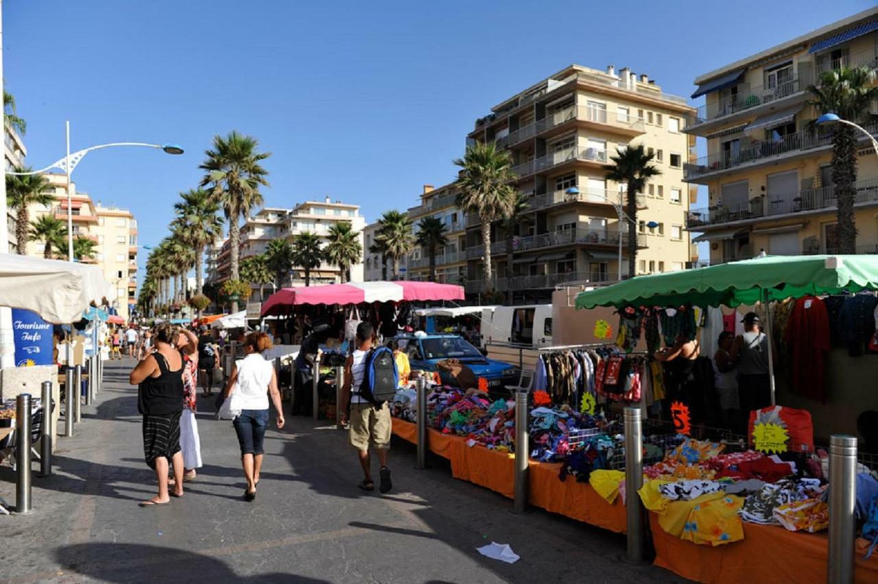 -Capcir- Standing, Cosy, 50M De La Plage, Parking, Wifi Daire Canet-en-Roussillon Dış mekan fotoğraf
